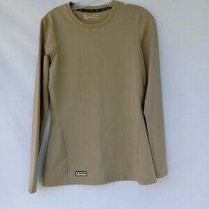 Under Armour Men’s Tactical Coldgear Outdoor Tan Compression Shirt‎ Size M